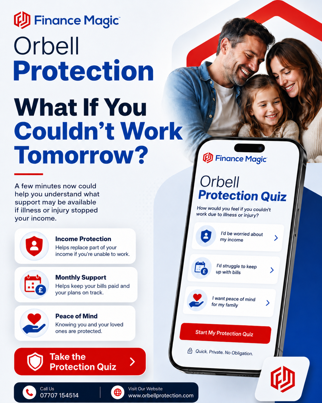 Finance Magic / Orbell Protection campaign artwork 1