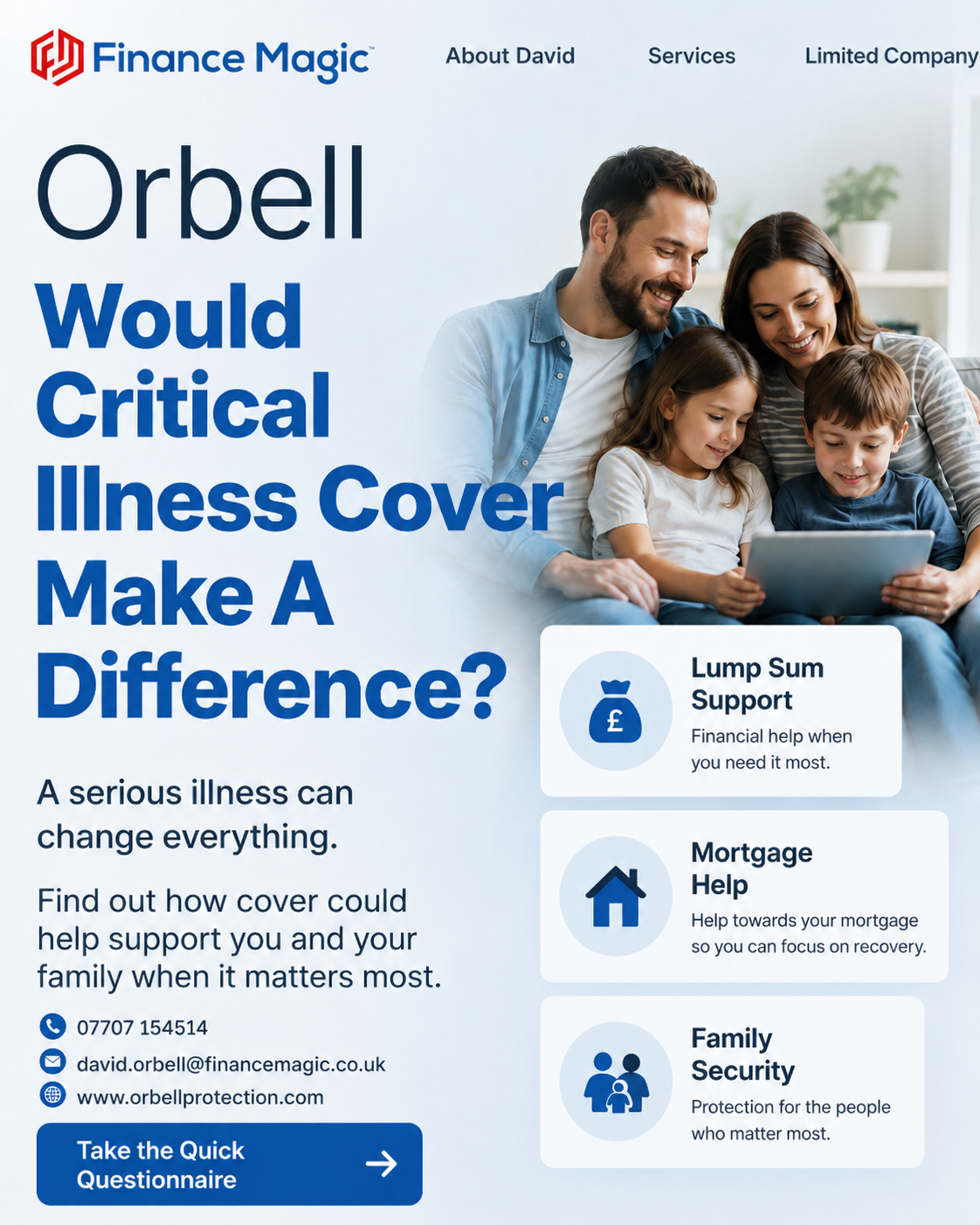 Finance Magic / Orbell Protection campaign artwork 4